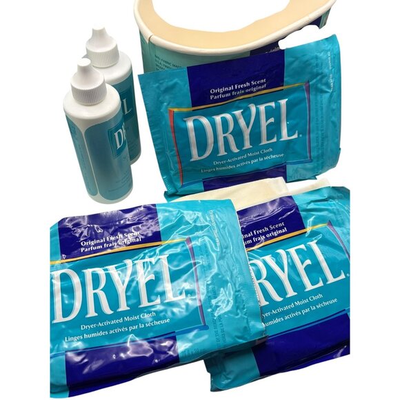 Dryel At-Home Dry Cleaner Kit With Cleaning Cloths Bag Spot Removers - Picture 4 of 4